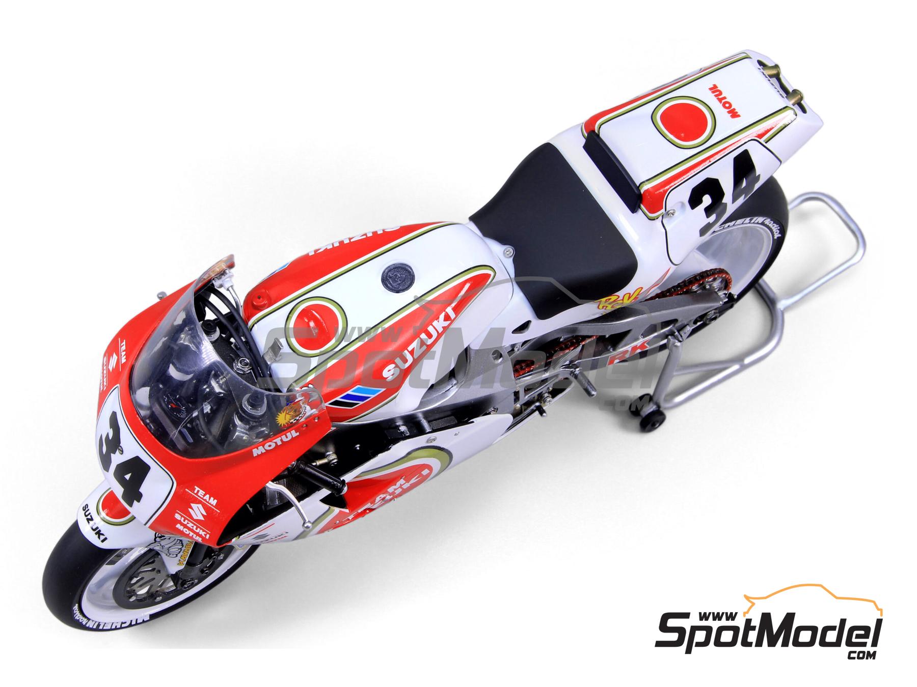 Beemax Model Kits BX13001: Motorbike scale model kit 1/12 scale - Suzuki  RGV500 Suzuki Team sponsored by Motul #1, 9, 34 - Alex Barros (BR), Kevin  Schwantz (US) - Motorcycle World Championship 1993 (ref. BX13001) |  SpotModel